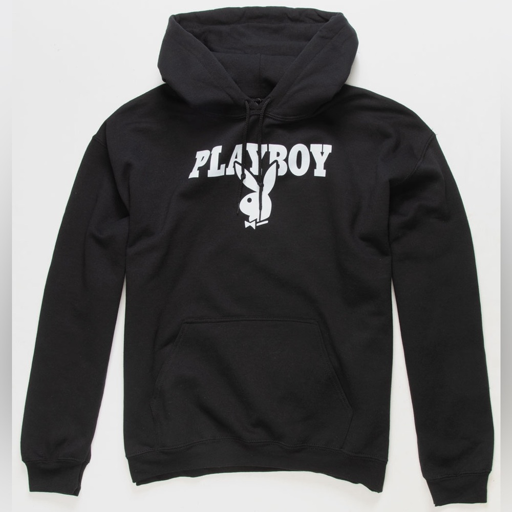 Black Playboy Logo Hoodie